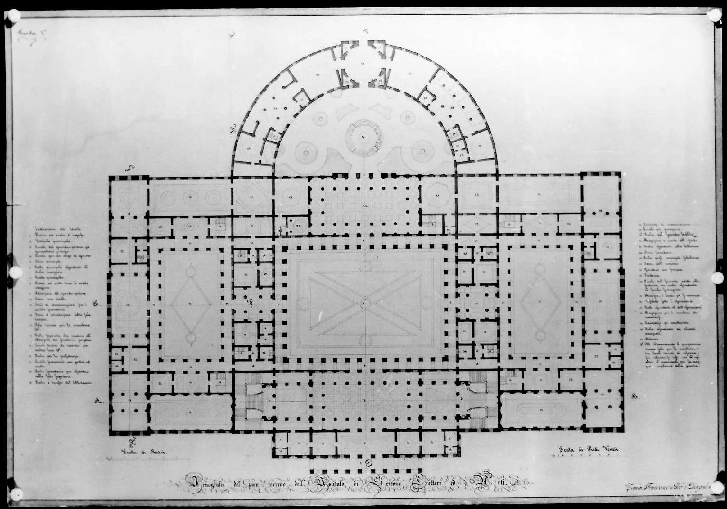 Pianta di edificio - Musei Civici, Vicenza